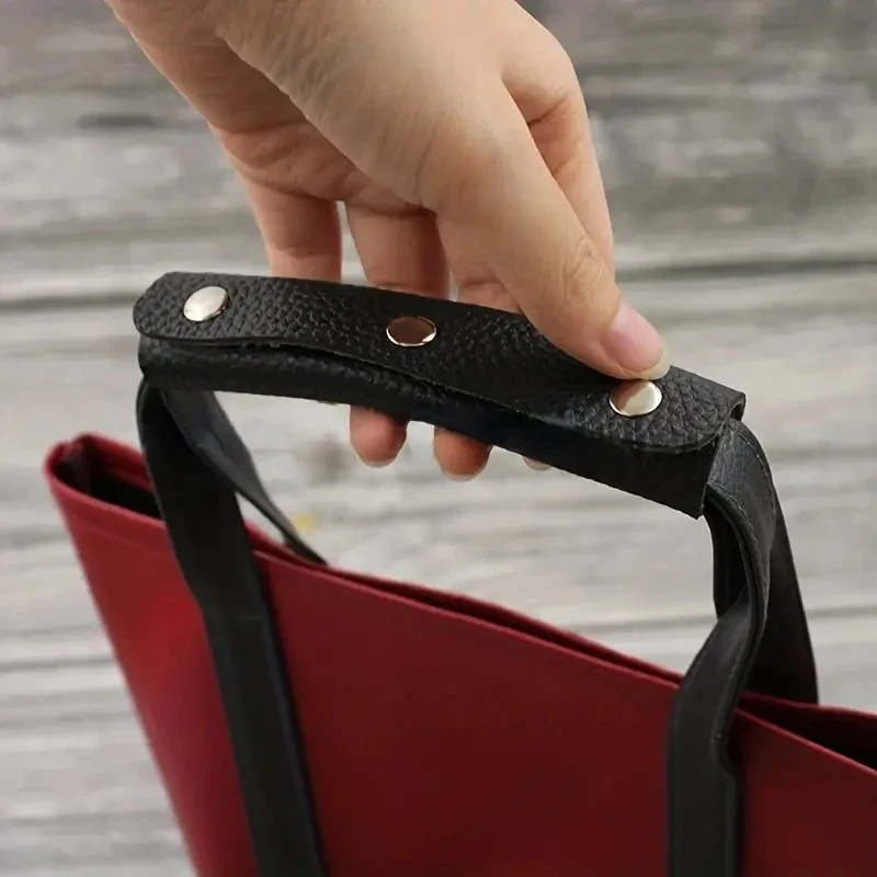 Ledergriff, Schutzhülle, PU-Handtaschengriff, Wickelsattelschnalle, Koffer, Handtasche Schultergurt, Kettentaschenzubehör – Detail 24