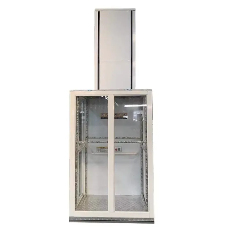 Piattaforma elevatrice idraulica per ascensore domestico residenziale per sedia a rotelle per anziani disabili 400 kg Carico 3 piani Uso interno ed esterno