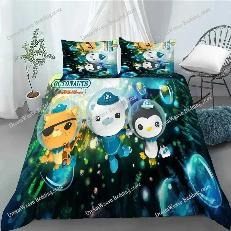 

The Octonauts Barnacles 3D Printed Duvet Case Pillowcase Bedding Set Twin Full Queen King Size For Kids Bedroom Decor963