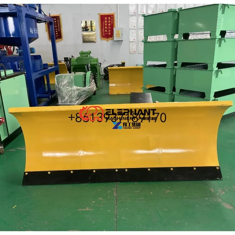 Straight Blade Loader Snow Pusher Snow Plow Industrial Winter Equipment for Road Parking Lot and Large Area Snow Clearing Work