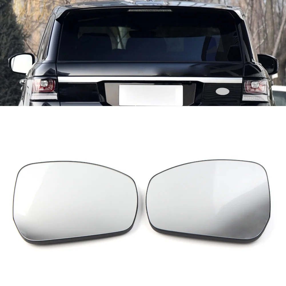 1Pair Car Heatable Rear View Mirror Glass For Land Rover LR4 LR5 Range Rover Vogue Sport L494 L405 Auto Replacement Parts