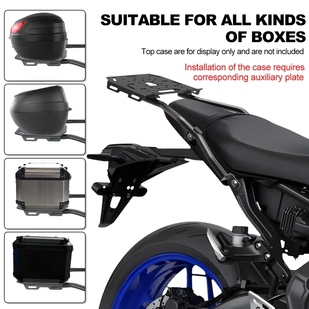 Fit For Yamaha MT-09 2021 2022 2023 MT-09 SP 2021-2023 Motorcycle Rear Luggage Rack Carrier Shelf Cargo Holder Support Bracket