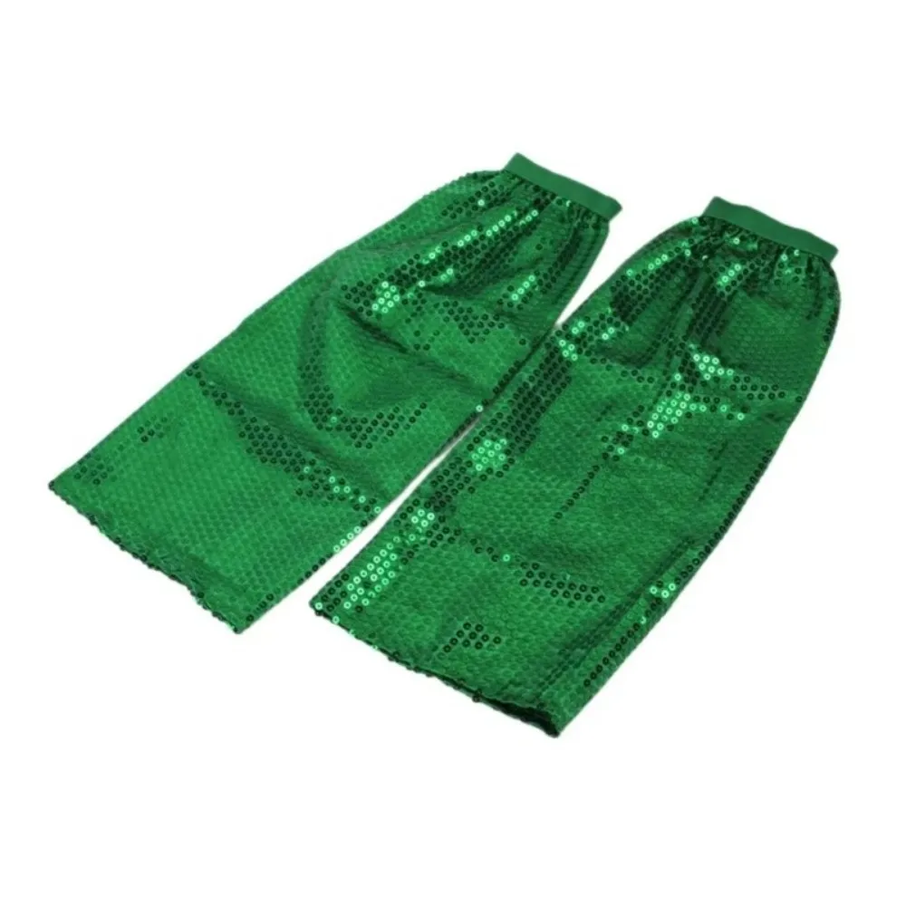 1 زوج ملابس نسائية تألق الترتر تدفئة الساق الركبة عالية لامعة التألق الساق الجوارب الجوارب الطويلة مرونة غطاء الساق فستان الحفلات