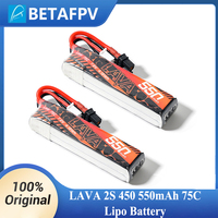 BETAFPV LAVA 2S 450 550mAh 75C Lipo Battery XT30 Plug for FPV Racing Drone Airplanes