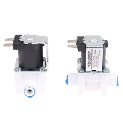 1PC Inlet solenoid valve 12V/24V pure water machine, water purifier, reverse osmosis 2-point quick connect valve switch