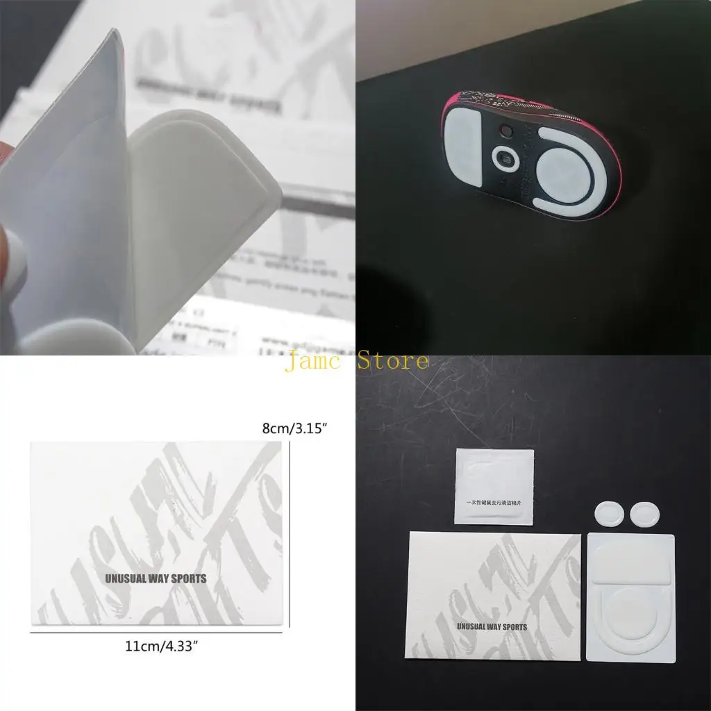 

LX0B ICE, коньки для мыши, скользящие подушечки для ног, наклейка для мыши GPRO X SUPERLIGHT 2, круглые изогнутые края