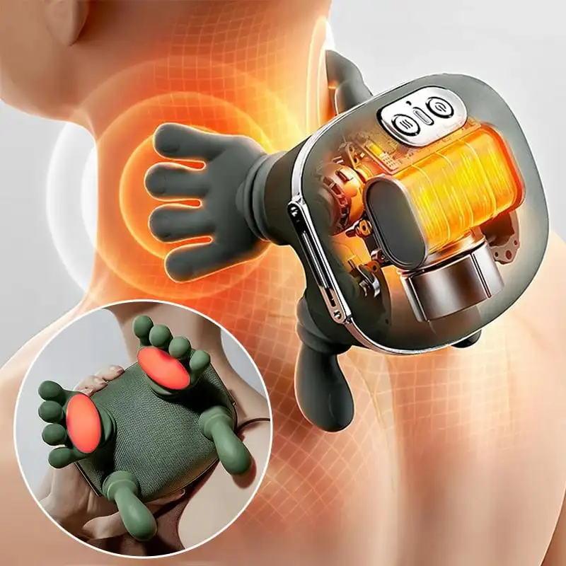 

3D Neck & Shoulder Massager with Soothing Heat Deep Tissue Kneading for Back & Neck Pain Relief,Bionic Neck Shoulder Massager