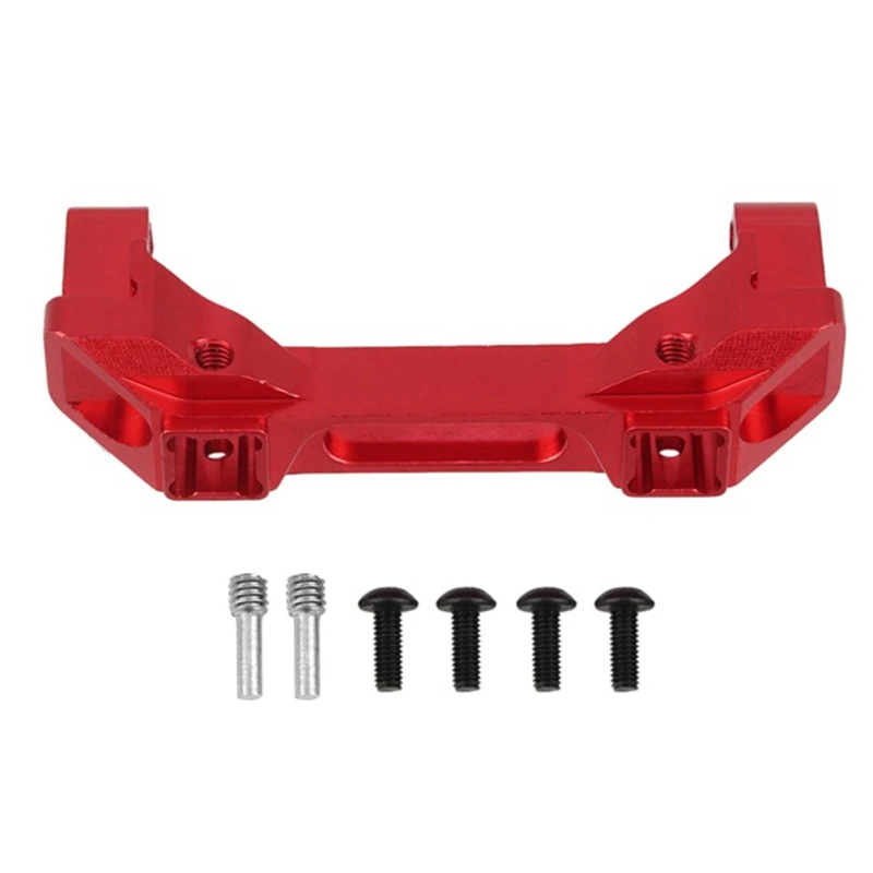 Supporto servo per supporto paraurti anteriore e posteriore in metallo CNC per 1/10 RC Crawler Traxxas TRX4 TRX-4 8237 parti di aggiornamento