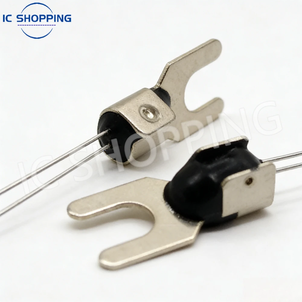 100PCS Type 54 NTC Thermistor 50R-100K Negative Temperature Coefficient U Fork Sensor Resistor for Temperature Control Circuit