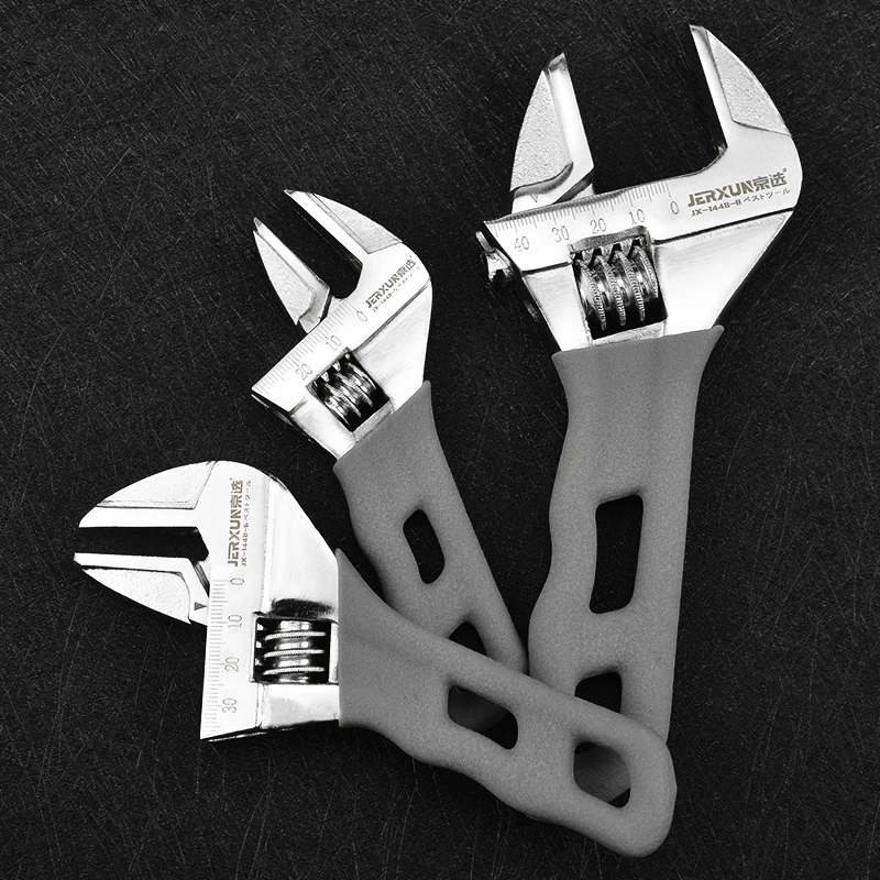 

Мини-короткая ручка, большой открывающийся гибкий ключ, многофункциональный быстрый хомут для труб, маленький гаечный ключ