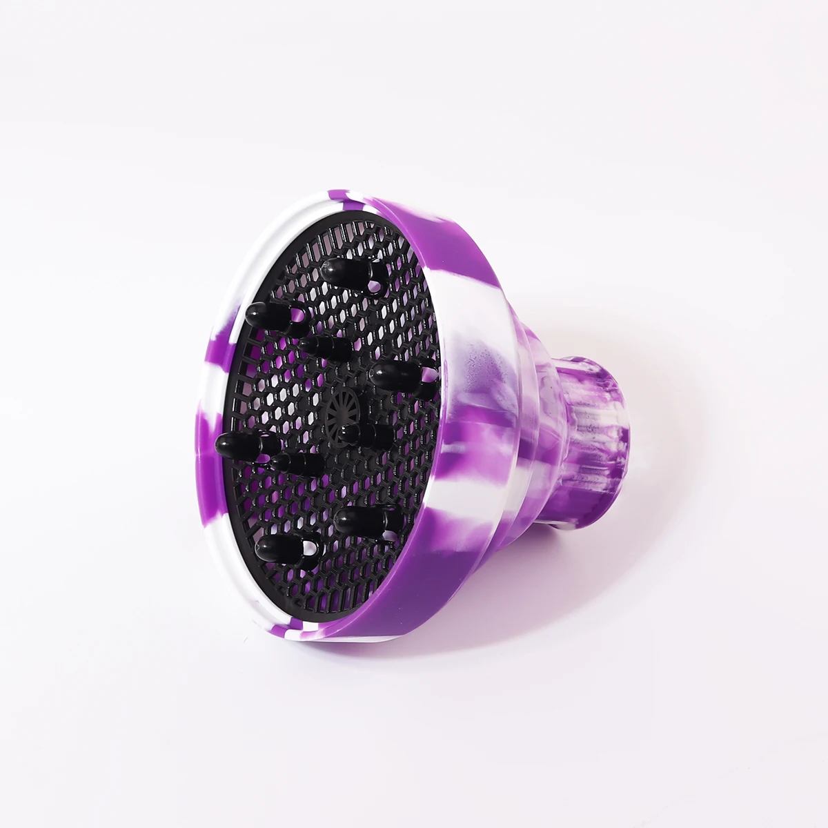 1 قطعة نمط عشوائي قابلة للتطوير سيليكون مجفف الشعر الناشر قابل للتعديل مقاومة درجات الحرارة مجفف الشعر خاص للشعر المستعار الحقيقي