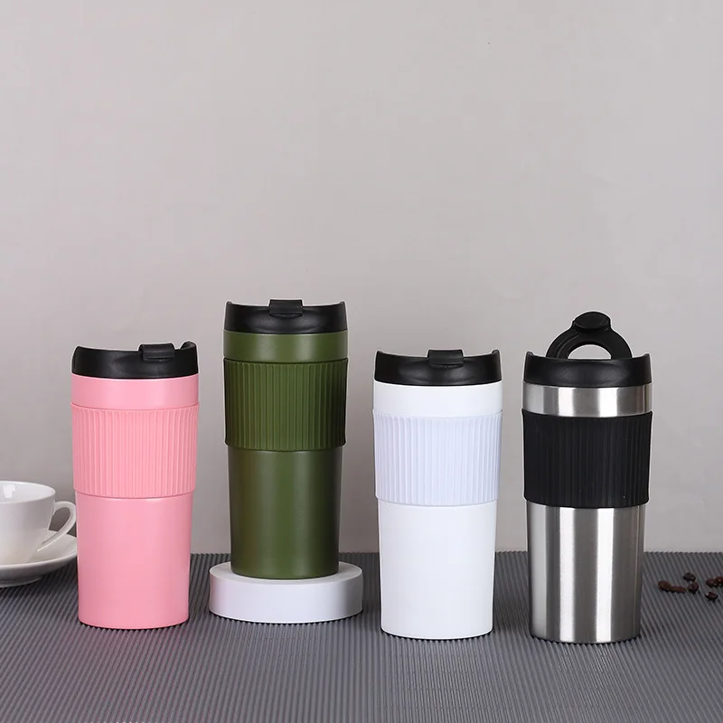 Portable French Press Bottle Stainless Steel Thermos Coffee Maker Cups for Travel Outdoor Mug for Cold Brew Cafe Maker Dropship