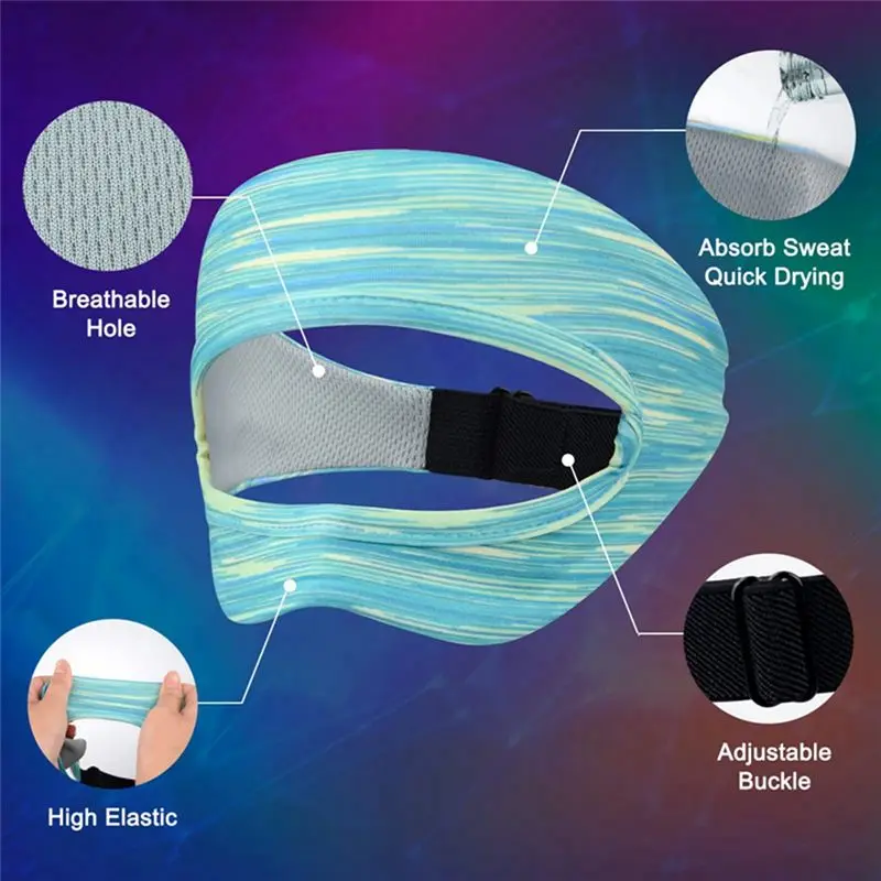 DT21 VR Eye Mask for Oculus Quest 2, Breathable Sweat Band Over-The-Head Eye Patch, VR Gaming Accessories for Men Women