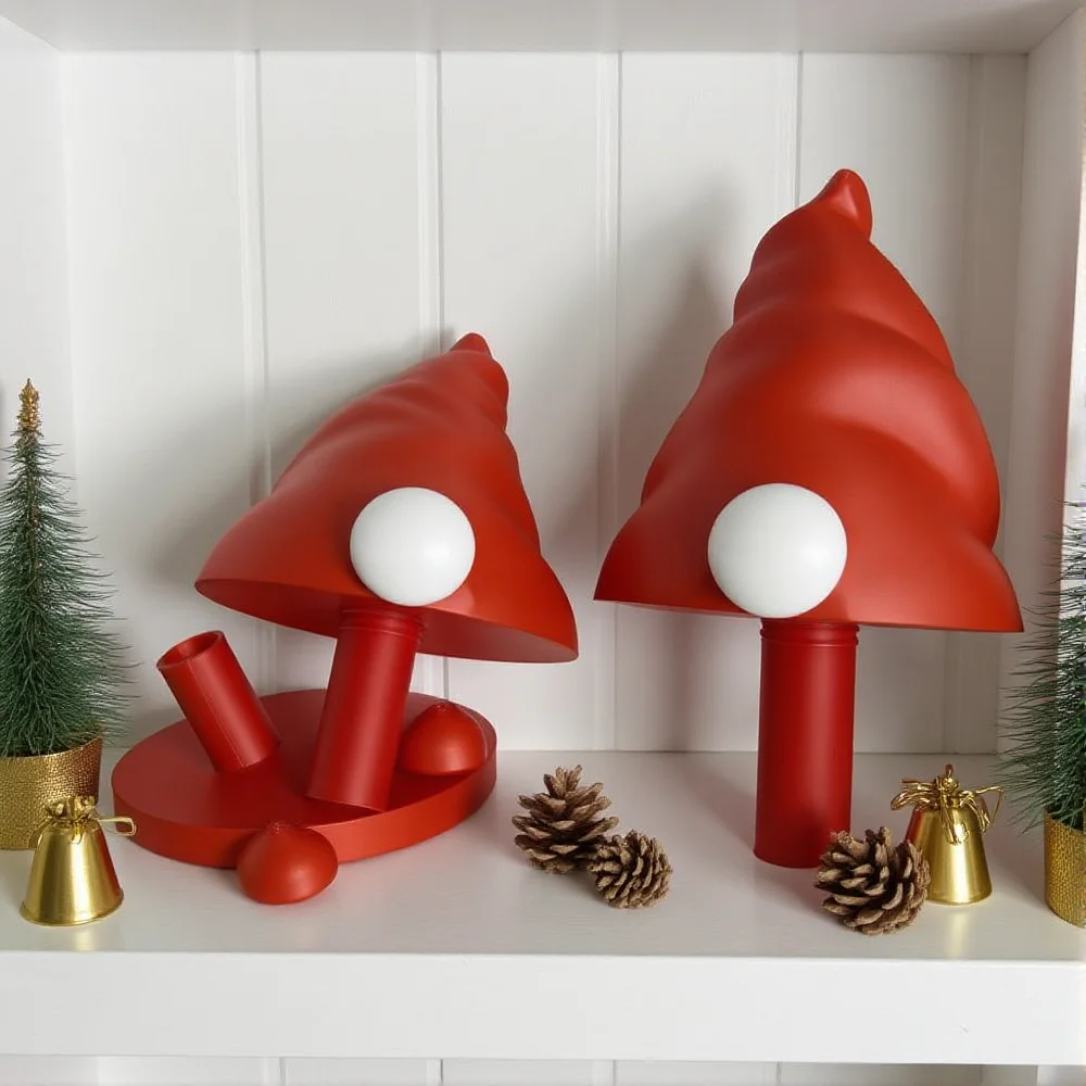 Santa Claus Paper Holder Festive Christmas Decorative Tissue Holder Desktop Roll Paper Storage Rack High-Quality For Festive