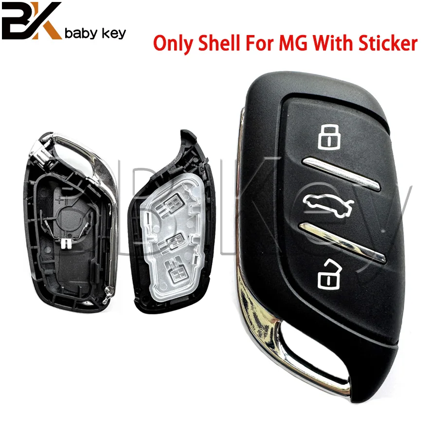 BB Key Car Key Fob Shell Car Key Case Housing for MG MG4 MG5 MG6 ZS EV HS EHS ZX GT for Roewe RX3 RX8 ERX5 RX5 I6 I5