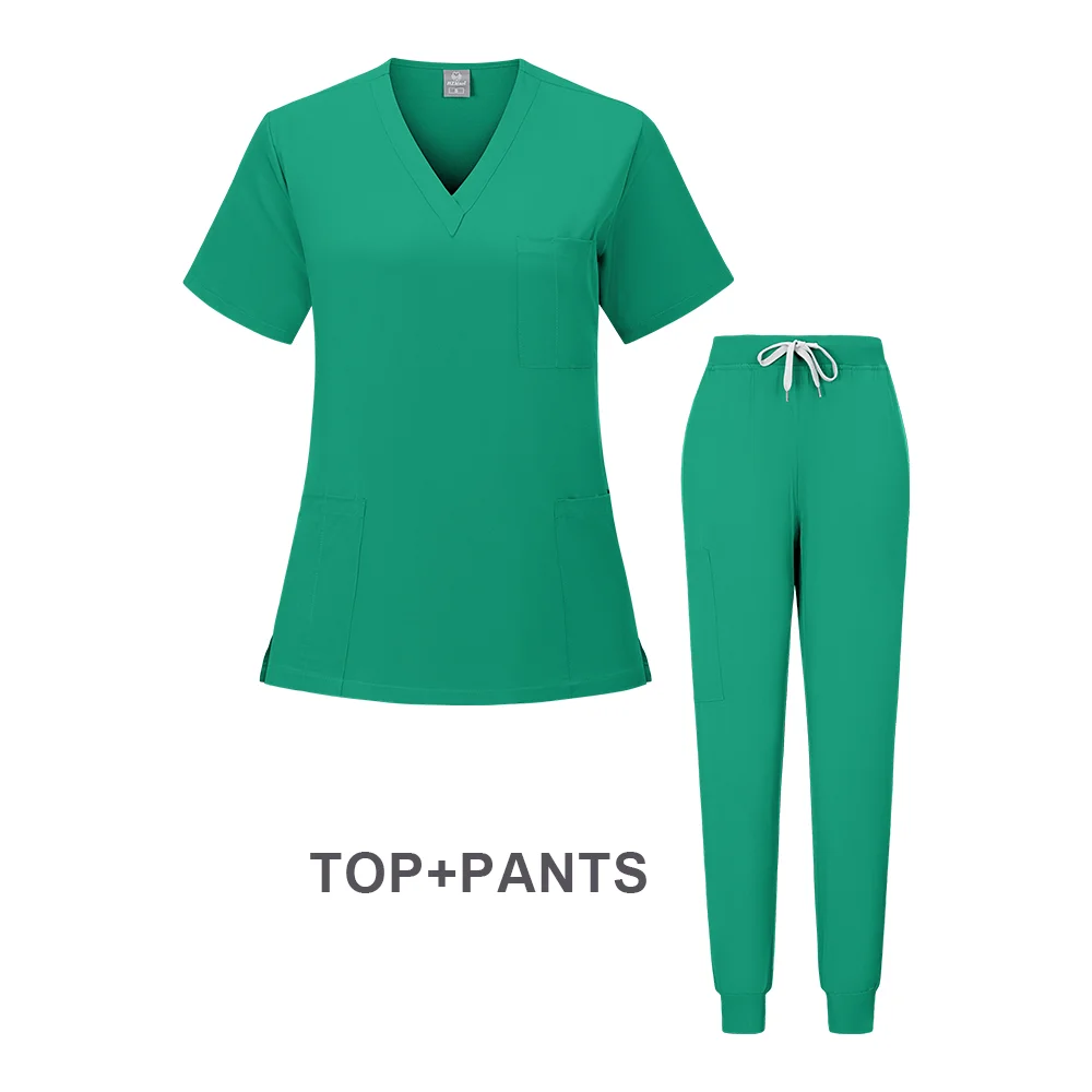 Surgical Uniform Woman Medical Scrub Sets Suit for Women Sanitary Manicurist Uniforms  Clothing Experiment  Nursing Kit