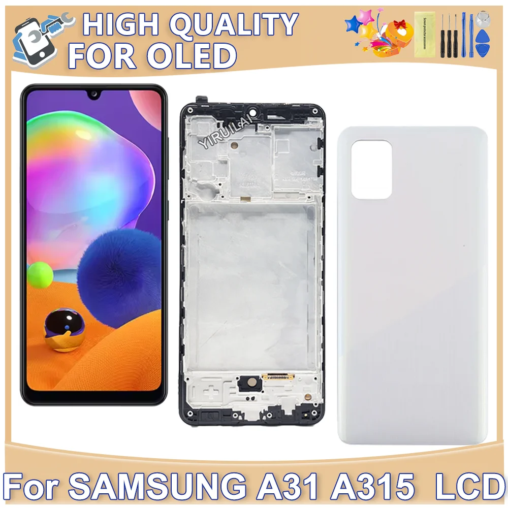 

6.4"OLED For Samsung Galaxy A31 A315 LCD Display Touch Screen Digitizer Assembly For Samsung SM-A315F A315F/DS A315G LCD Screen