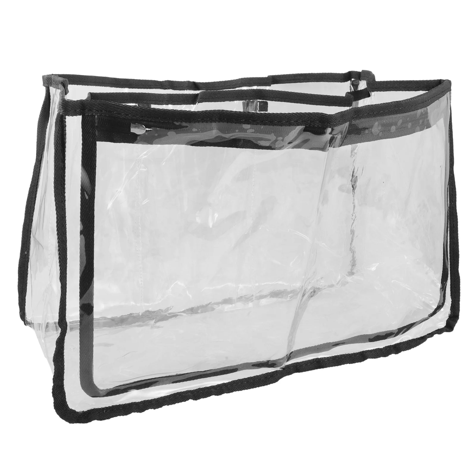 Clear Beach Tote Bag Large Capacity Transparent Portable Durable Storage Pouch Suitable for Travel Outdoor Clear Beach Bag