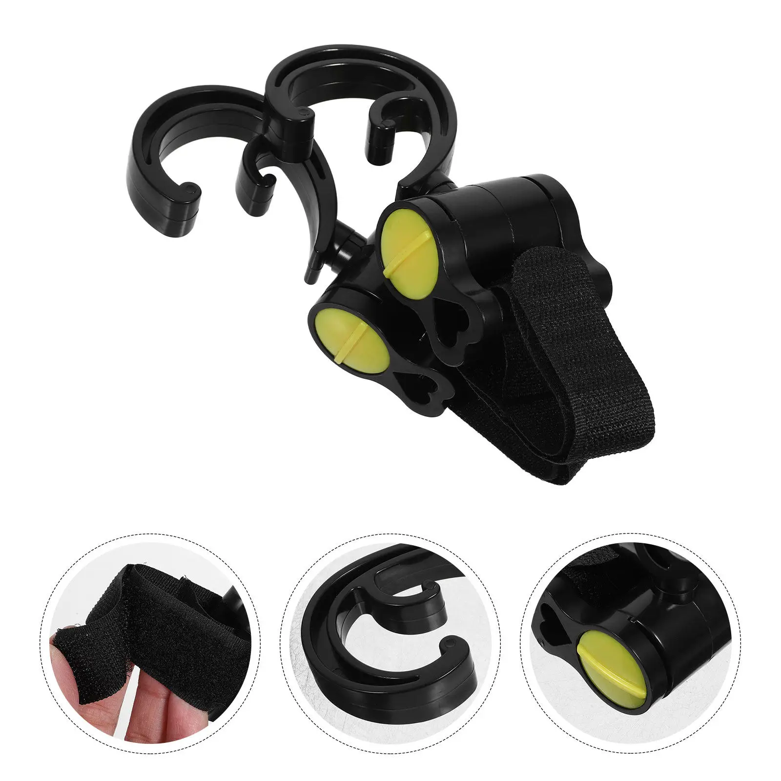 

Крючки для детской коляски, 2 шт., вращающиеся, многофункциональные, универсальные, для сумок, подгузников, аксессуаров для покупок