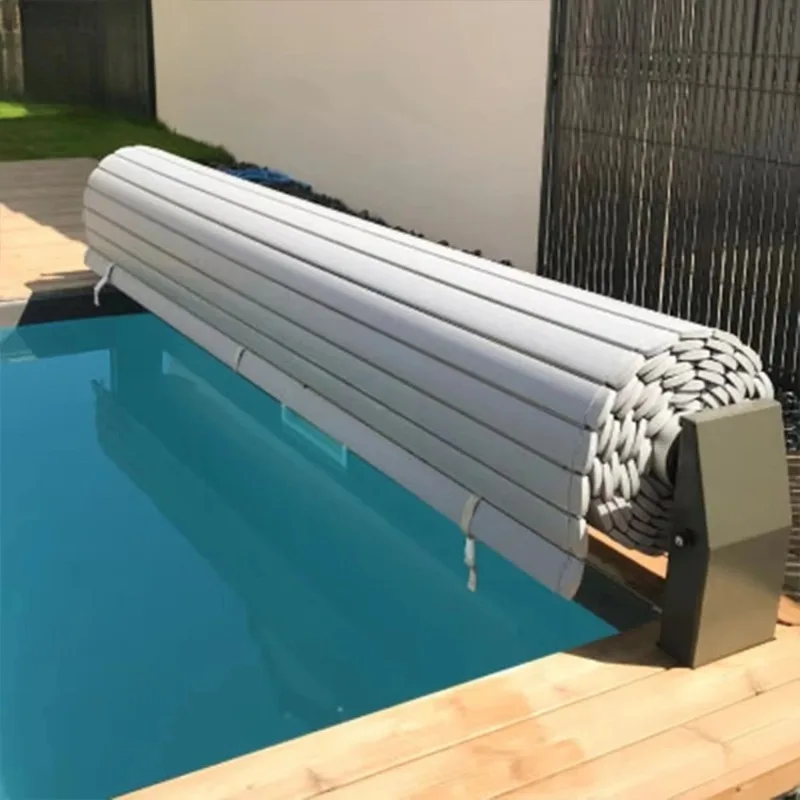 high quality swimming pool accessories custom polycarbonate automatic expansion cover according to the swimming pool