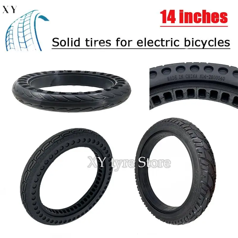 

Driver's car folding cart 14x2.125 solid tire 14x2.125 double honeycomb non inflatable tire 14 inch solid tire