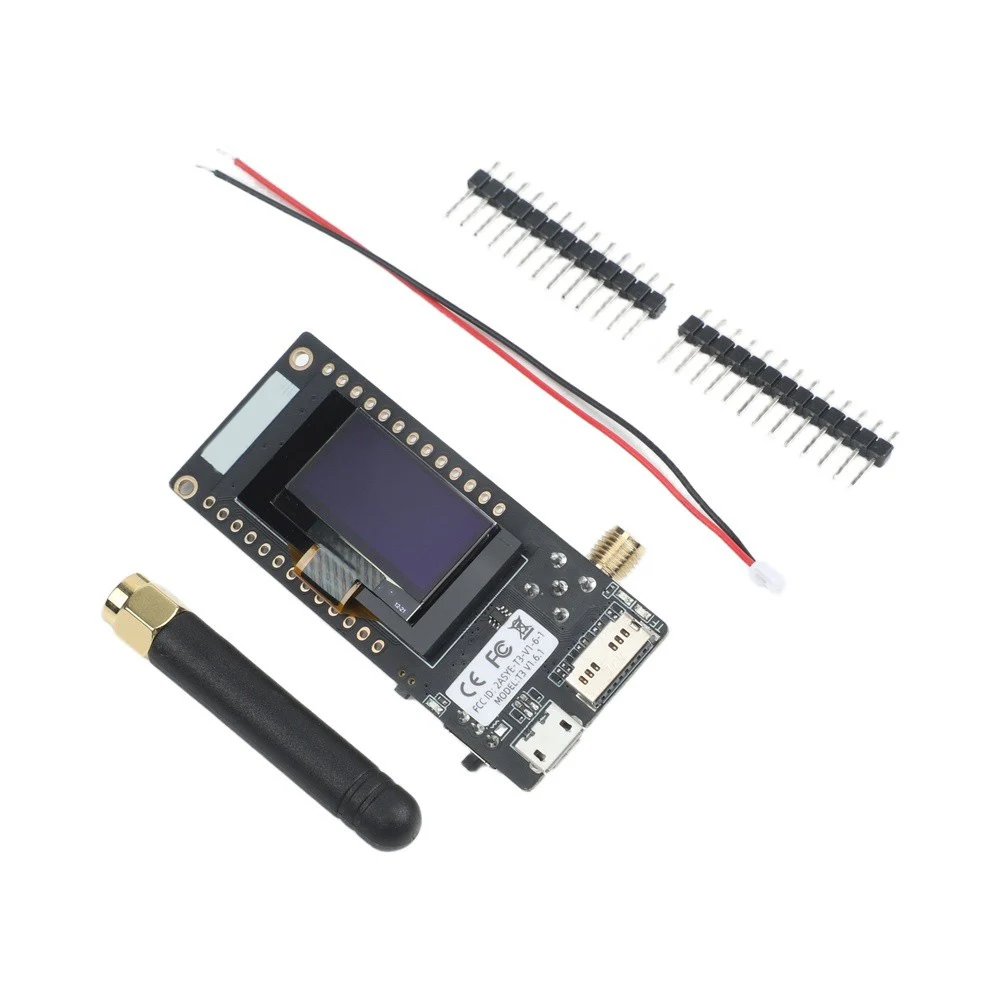 For ESP32 LoRa32 V2.1 Module 433MHz 868MHz 915MHz With For OLED For SD Card Slot For Wireless Communication For IoT Development