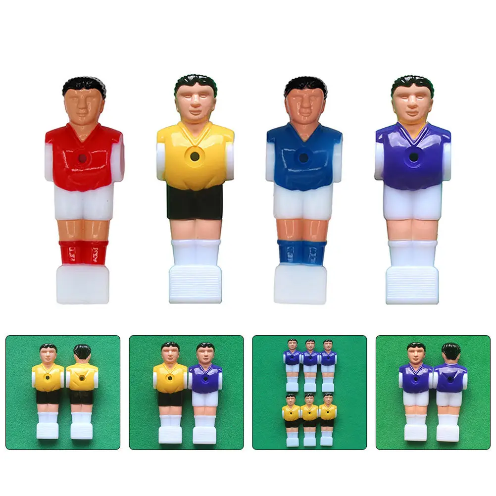 

8Pcs Foosball Player Set Replacement Premium Material Table Football Men Accessories Style Easy to Install Soccer Table