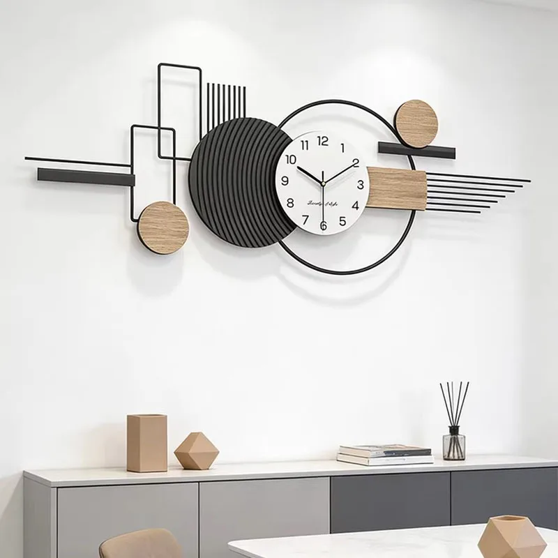 Y*-Minimalist Silent Clock Wall Creative Simple Modern Interior Wall Watch Aesthetic High Quality Relogio De Parede Home Design