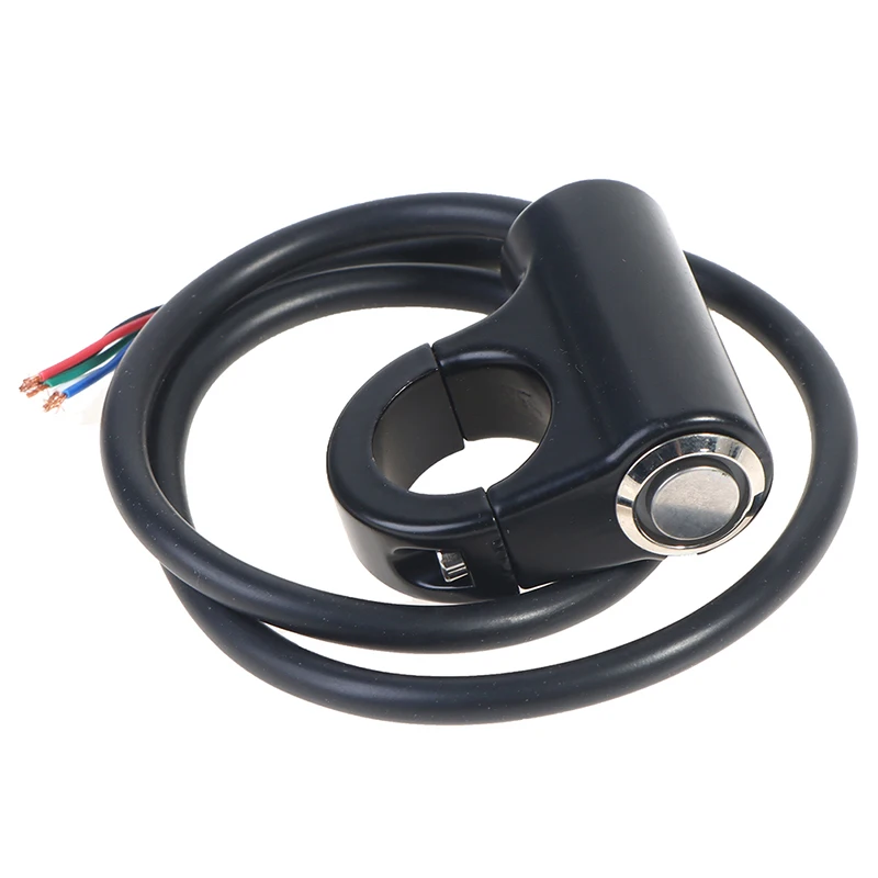 22MM Aluminum Alloy Motorcycle Switch Handlebar Fog Light Motorbike Horn Push Turn Signal Button Waterproof Switches Start 12V image 5
