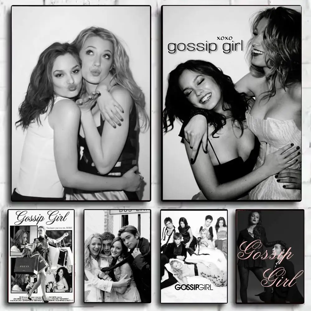 TV G-Gossip Girl Poster Modern  Wall Art Aesthetic Minimalist Bedroom Decor Cafe Home Gift