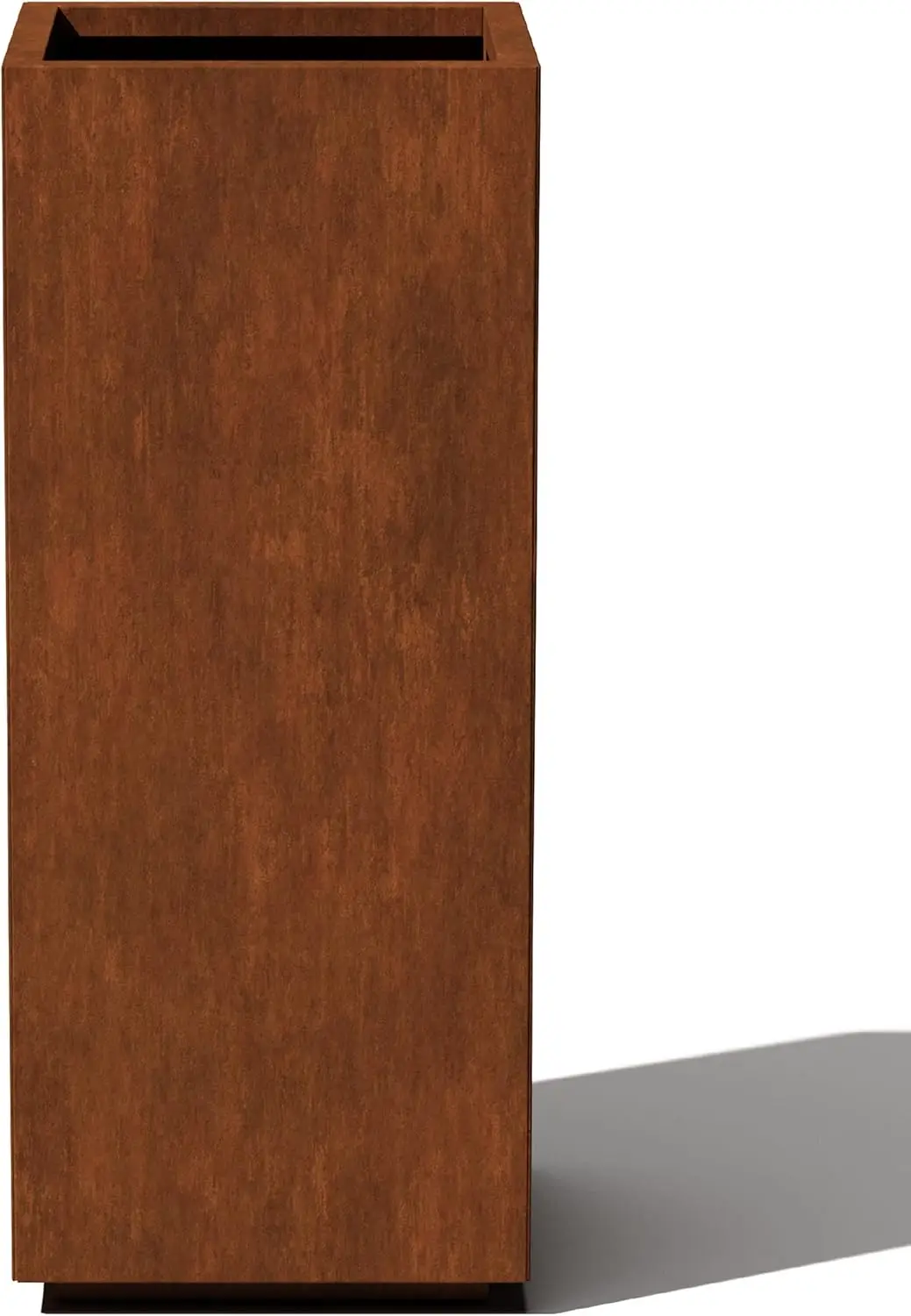 Corten Steel Series Pedestal Planter Tall Corten Steel Planter for Outdoor Porch/Patio Naturally Rusting Steel for All-Weather