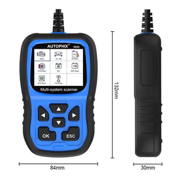 Autophix 5600 Professional OBD2 Diagnostic Scanner Code Reader Airbag ABS EPB Oil Reset Car Diagnostic Tool for VW