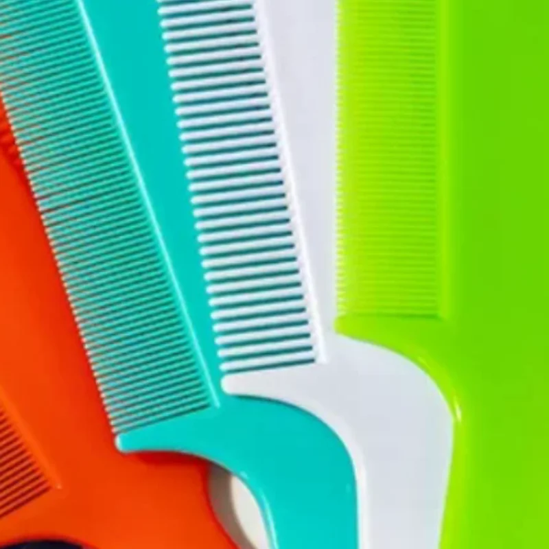 Peine para piojos de doble cara, peine para masaje del cuero cabelludo de dientes finos, rejilla profesional para eliminación de pulgas, peine Ultra-denso para dientes para niños y mascotas