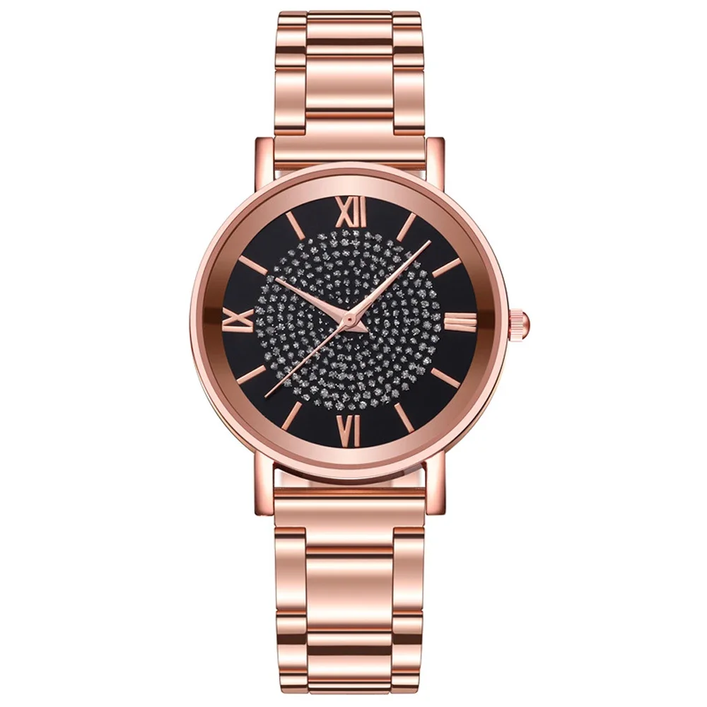 2024 New Luxury Women Watch Female Quartz Wristwatch Stainless Steel Dial Casual Fashion Bracelet Ladies Girls Clock Gifts