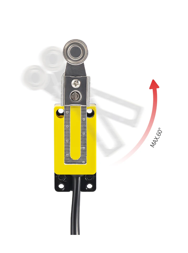 Waterproof ME-8100 Series Limit Switch AC250V 1NO/1NC Self-Reset Touch, Controller with DIN Rail, Mount for Industrial Machine