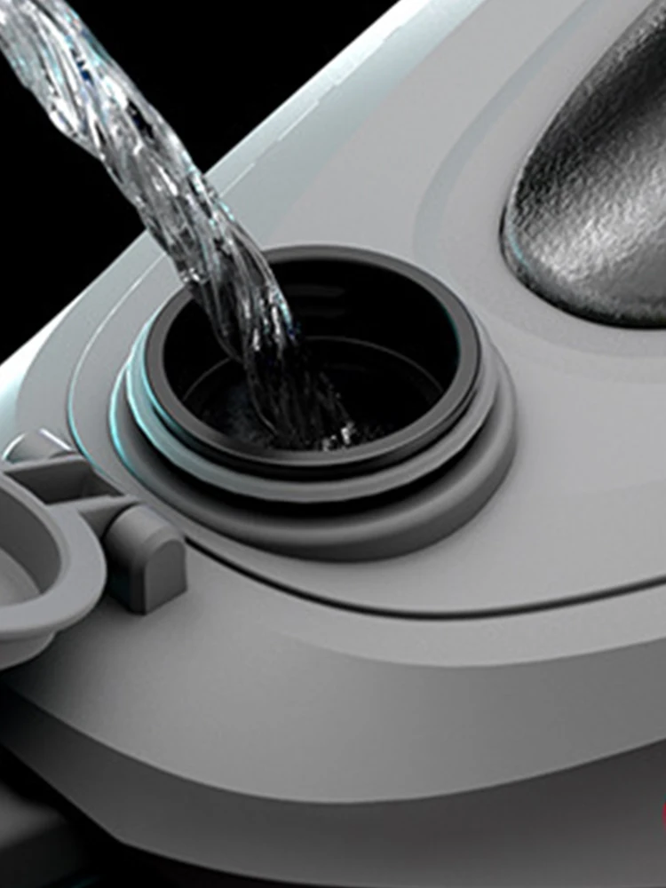 전동 물총 장난감 LED 회전 배럴 개틀링 듀얼 튜브 자동 물 분사 권총 블래스터 대포 여름 수영장 장난감 (어린이용)