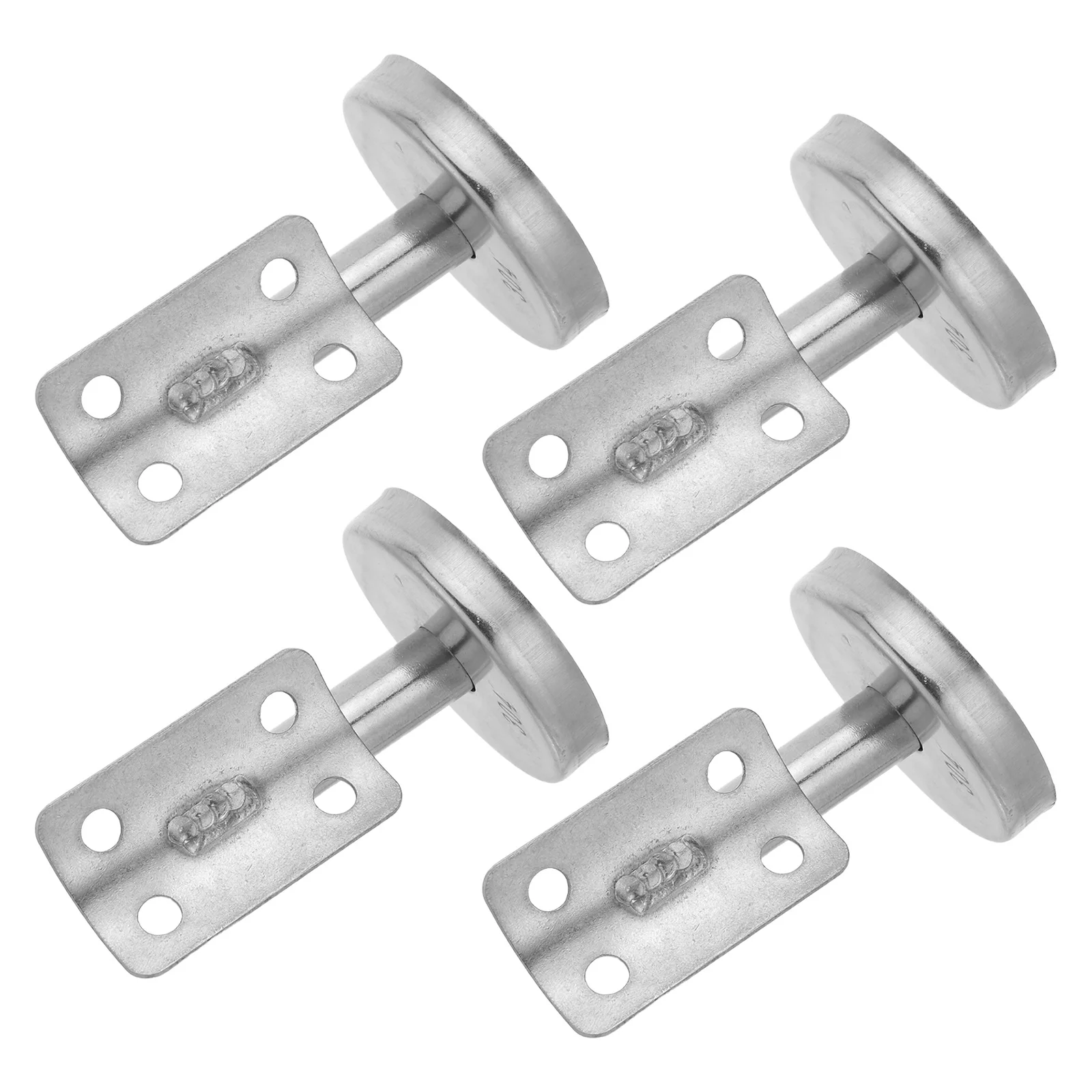 

4Pcs Stair Banister Support Hardware Heavy Duty Stainless Steel Handrail Brackets Wall Mounted for Indoor Outdoor Staircase