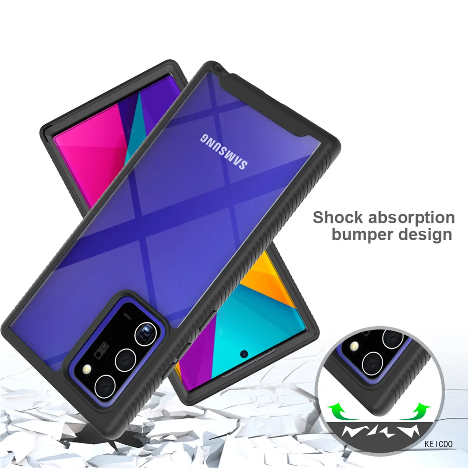 Etui Back Cover for Samsung Galaxy S10+ S10 Plus Note 20 Ultra 10 Plus Note10+ Note 10 Lite SM G975F N970F N770F Slim Armor Case