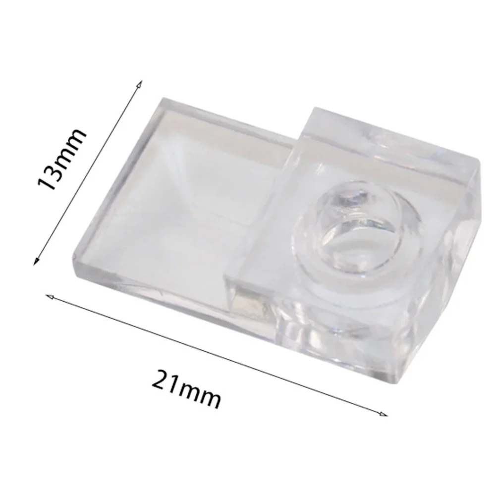 

Brand New Mirror Holder Clips Fixing Clips 20 Pcs Convenient To Install Glass Corner Buttons Mirror Nails Replacement