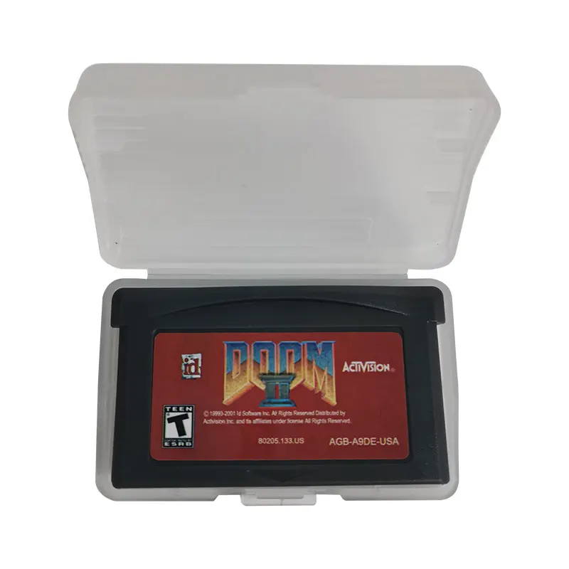 Vídeo game compilation cartridge, doom ii, 32 bit, língua Inglesa, dark gray