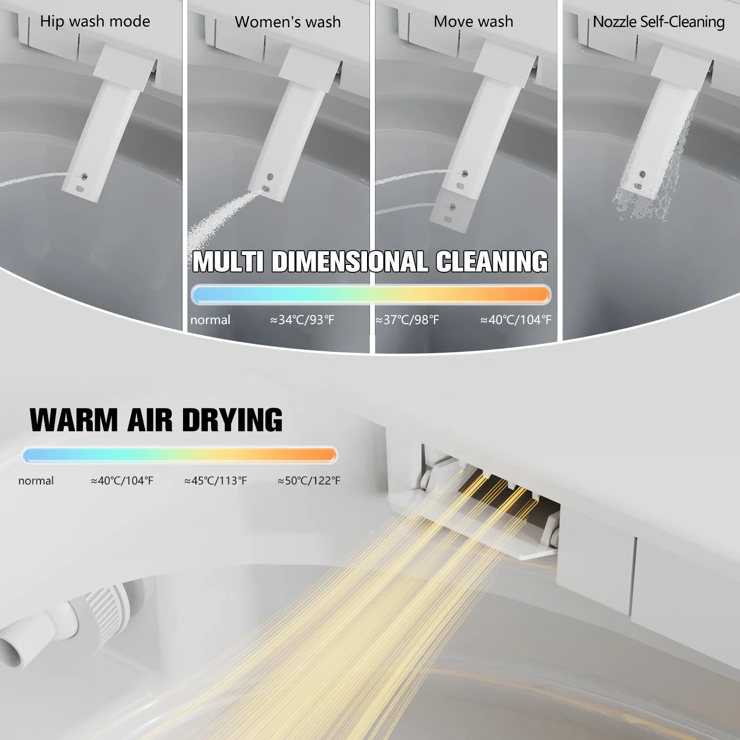Rimless Smart Toilet Bidet Wall Mounted Self Cleaning P Trap Suspended WC Intelligent Automatic Wall Hung Smart Toilet