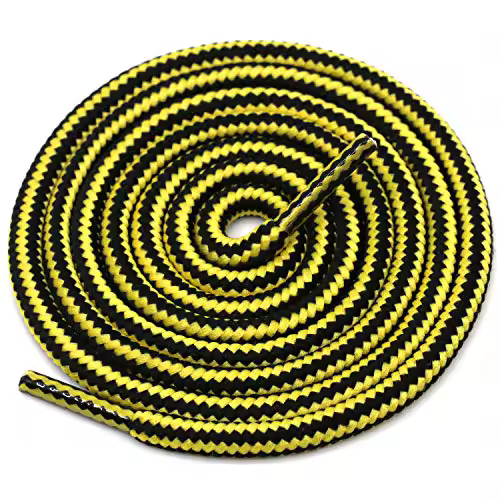 1 Pair 18 Colors Striped Double Color Shoe laces Round Outdoor Sneakers Shoelaces Cotton Boots Shoelace 70CM 90CM 120CM 150CM - Image 9