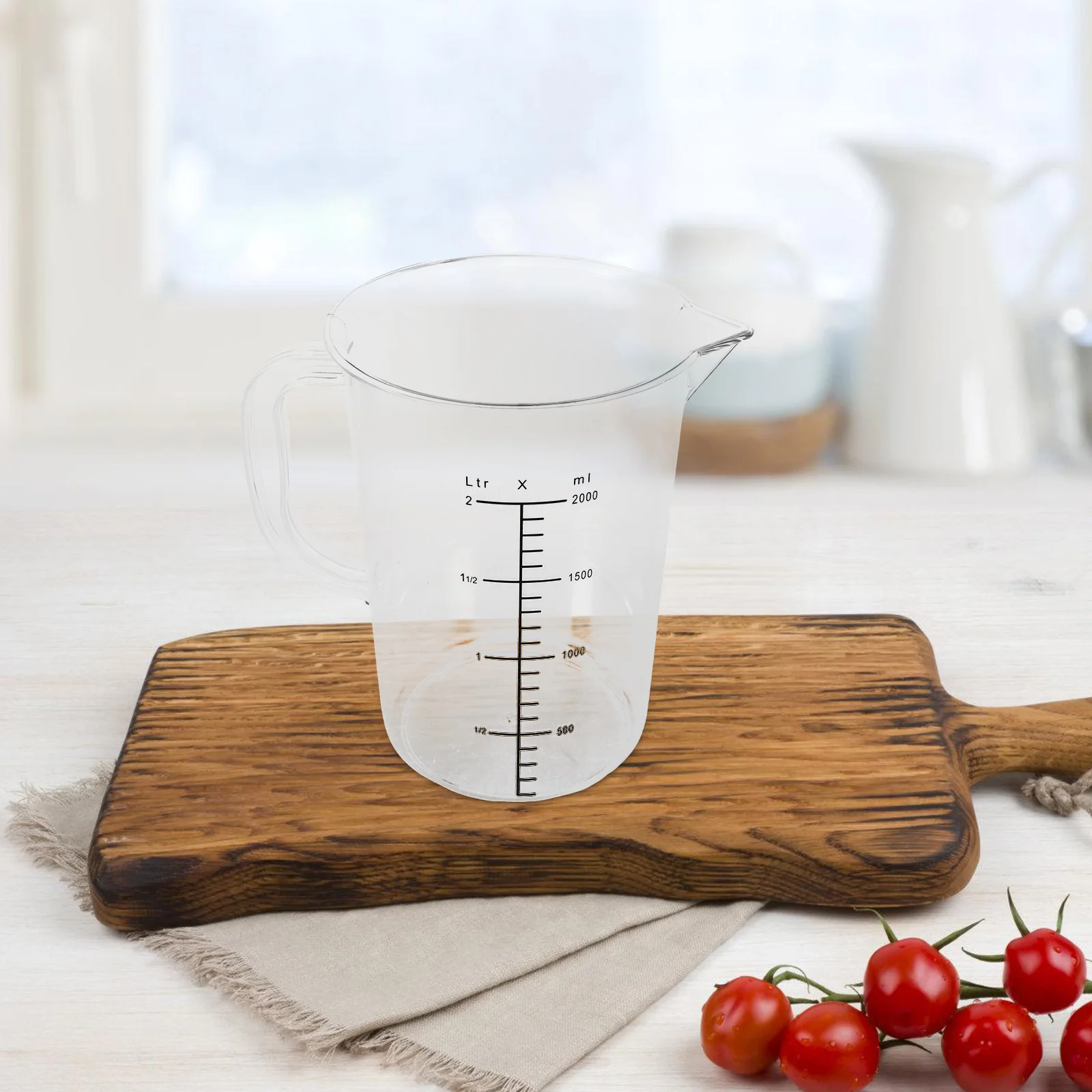 

Large Capacity Measuring Cup Measure Jug Measurement Cups Coffee Fluid Plastic Lab