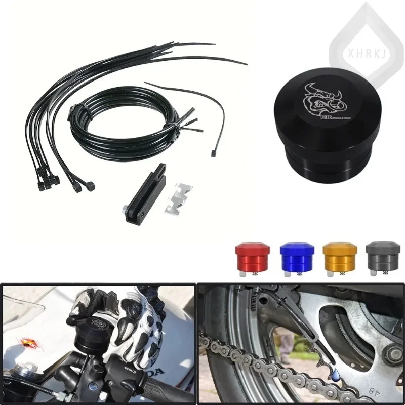 

2025 Universal Motorcycle Chain Oil Lubricator For Yamaha Honda Kawasaki Suzuki Ducati Triumph