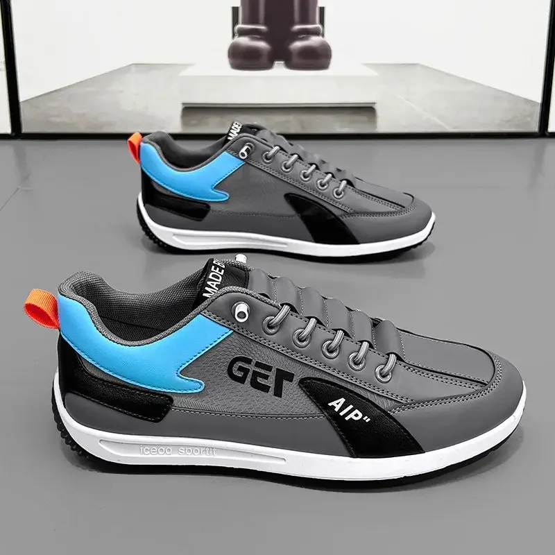 Man Shoe Flat Fashion 2024 Casual Shoes For Men Breathable Sneakers Hiking Cheap Liquidation Size 45 Korean Style Offer Deals image 6