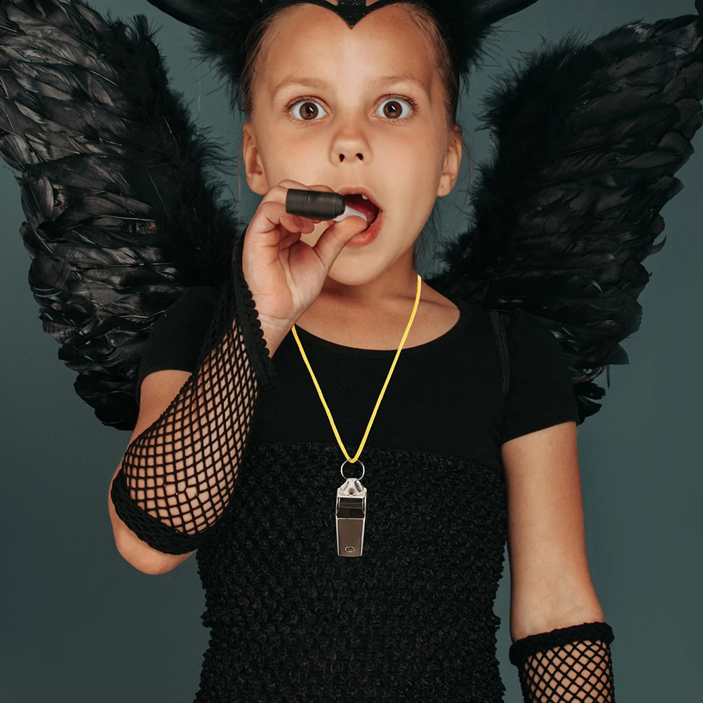 

12pcs Stainless Steel Whistles Sports Referee Whistle Metal Emergency Survival Teacher Pe Training