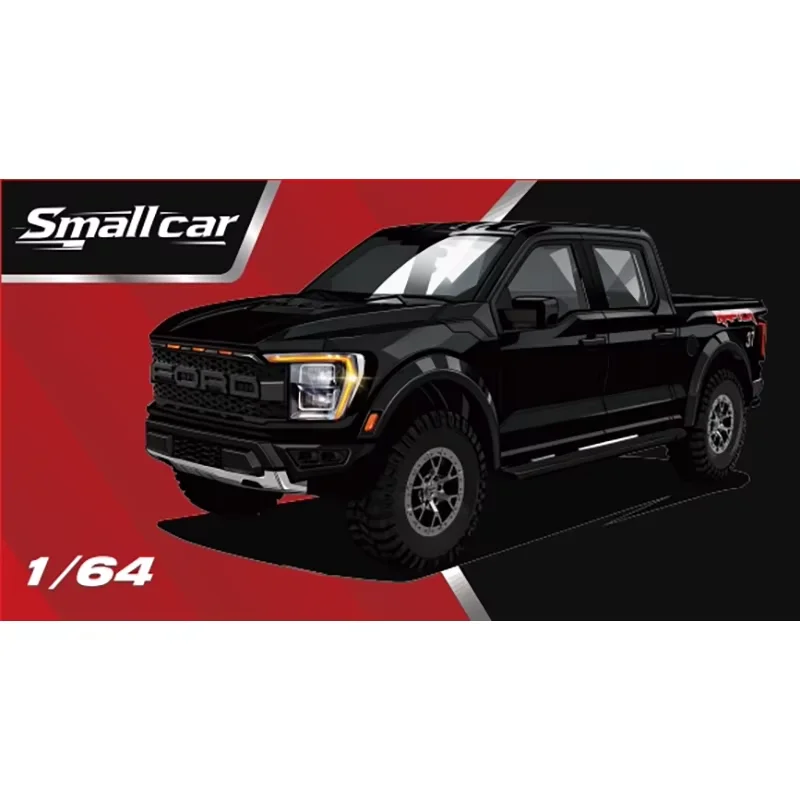Smallcar 1:64 Scale F-150 Raptor Alloy Car Model Static Collection Decorated Holiday Gifts Toys