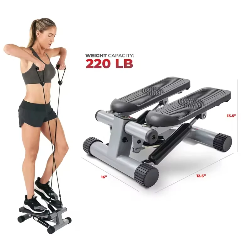 Mini paso a paso de fitness con resistencia y equipo aeróbico para escaleras, equipado con digital