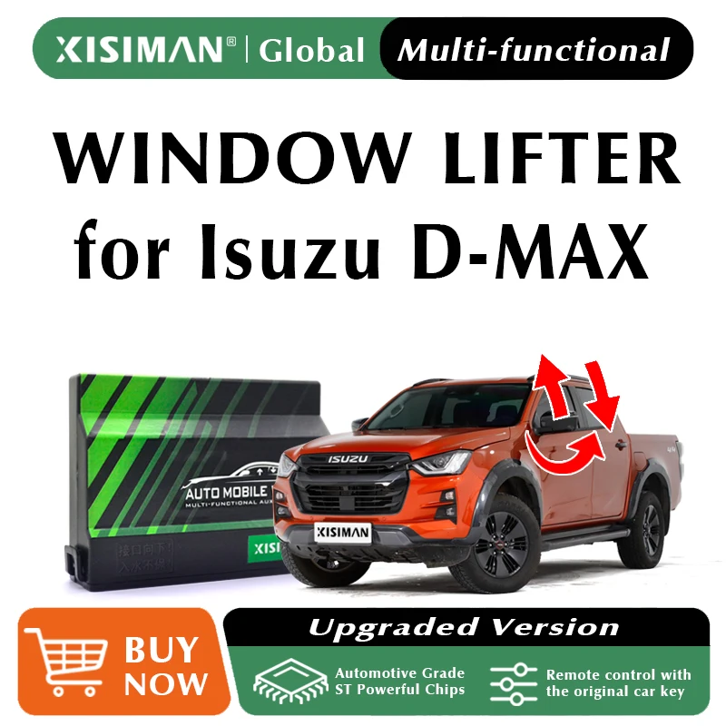 Multifunctional Car Electric Windows For Isuzu D-max Auto Window Closer+ Side Mirror Folder Module For DMAX Window Lifter Kit