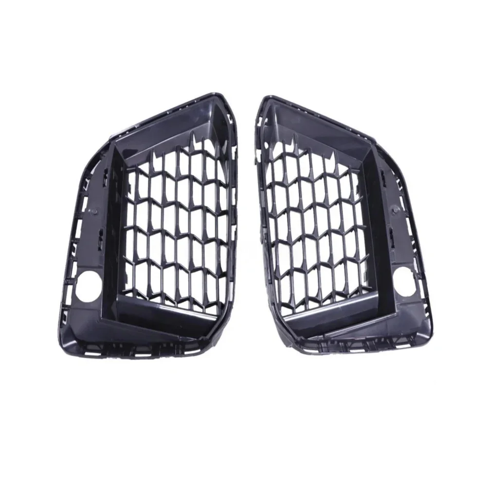 

Pair Car Front Bumper Lower Grille Grill Fog Light Cover Frame For BMW 5 Series G30 M LCI For 530i 540i 2021-2023